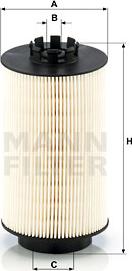 Mann-Filter PU 10 008 x - Polttoainesuodatin inparts.fi