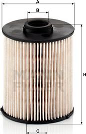 Mann-Filter PU 839 x - Polttoainesuodatin inparts.fi