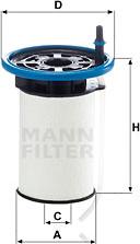 Mann-Filter PU 7005 - Polttoainesuodatin inparts.fi