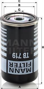 Mann-Filter TB 719 - Ilmankuivaus patruuna, paineilmalaite inparts.fi