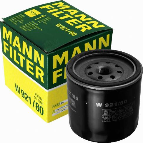 Mann-Filter W 921 - Öljynsuodatin inparts.fi