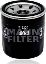 Mann-Filter W 6300 - Öljynsuodatin inparts.fi