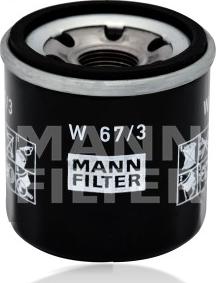 Mann-Filter W 67/3 - Öljynsuodatin inparts.fi