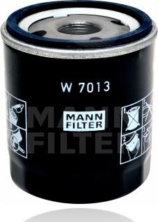 Mann-Filter W 7013 - Öljynsuodatin inparts.fi