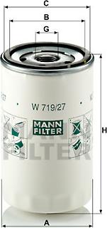 Mann-Filter W 719/27 - Öljynsuodatin inparts.fi