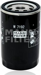 Mann-Filter W 7192 - Öljynsuodatin inparts.fi