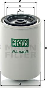 Mann-Filter WA 940/6 - Jäähdytysnestesuodatin inparts.fi