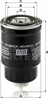 Mann-Filter WA 940/22 - Jäähdytysnestesuodatin inparts.fi