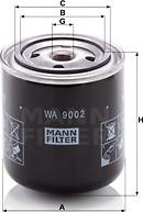 Mann-Filter WA 9002 - Jäähdytysnestesuodatin inparts.fi