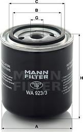 Mann-Filter WA 923/3 - Jäähdytysnestesuodatin inparts.fi