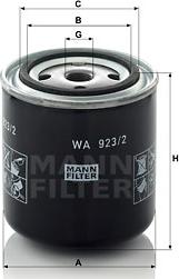 Mann-Filter WA 923/2 - Jäähdytysnestesuodatin inparts.fi