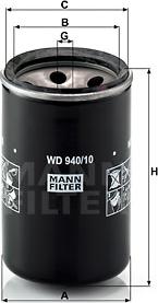 Mann-Filter WD 940/10 - Öljynsuodatin inparts.fi