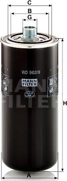 Mann-Filter WD 962/9 - Öljynsuodatin inparts.fi