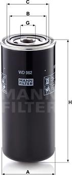 Mann-Filter WD 962 - Öljynsuodatin inparts.fi