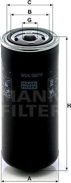 Mann-Filter WDK 962/11 - Polttoainesuodatin inparts.fi