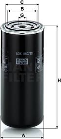 Mann-Filter WDK 962/12 - Polttoainesuodatin inparts.fi