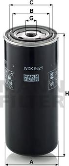 Mann-Filter WDK 962/1 - Polttoainesuodatin inparts.fi