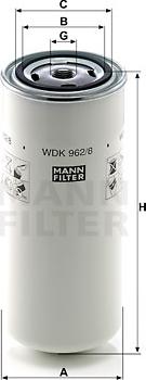 Mann-Filter WDK 962/8 - Polttoainesuodatin inparts.fi