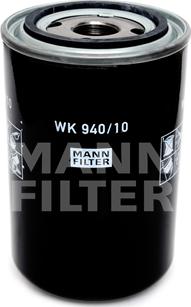 Mann-Filter WK 940/10 - Polttoainesuodatin inparts.fi