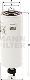 Mann-Filter WK 965/4 x - Polttoainesuodatin inparts.fi