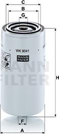 Mann-Filter WK 9041 x - Polttoainesuodatin inparts.fi