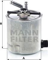 Mann-Filter WK 9043 - Polttoainesuodatin inparts.fi