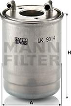 Mann-Filter WK 9014 z - Polttoainesuodatin inparts.fi