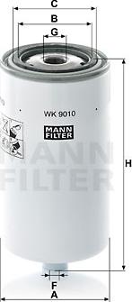 Mann-Filter WK 9010 - Polttoainesuodatin inparts.fi