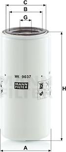 Mann-Filter WK 9037 x - Polttoainesuodatin inparts.fi