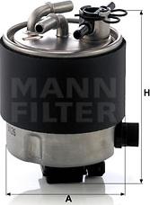 Mann-Filter WK 9026 - Polttoainesuodatin inparts.fi