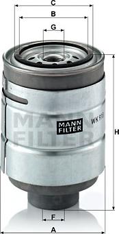 Mann-Filter WK 918 x - Polttoainesuodatin inparts.fi