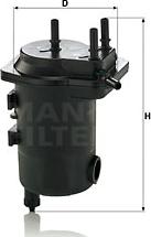 Mann-Filter WK 939/17 x - Polttoainesuodatin inparts.fi