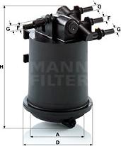 Mann-Filter WK 939/1 - Polttoainesuodatin inparts.fi