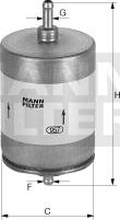 Mann-Filter WK 45/1 - Polttoainesuodatin inparts.fi