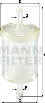 Mann-Filter WK 43/13 (10) - Polttoainesuodatin inparts.fi