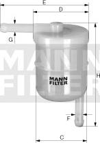 Mann-Filter WK 42/8 - Polttoainesuodatin inparts.fi