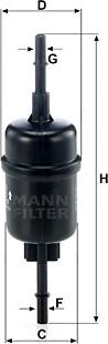 Mann-Filter WK 511/2 - Polttoainesuodatin inparts.fi