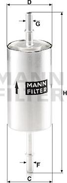 Mann-Filter WK 512/1 - Polttoainesuodatin inparts.fi