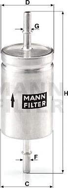 Mann-Filter WK 512 - Polttoainesuodatin inparts.fi