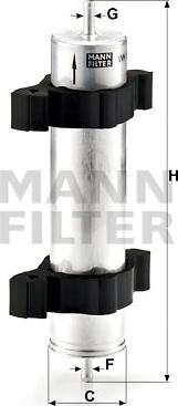 Mann-Filter WK 521/2 - Polttoainesuodatin inparts.fi