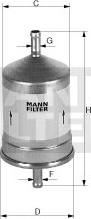 Mann-Filter WK 79/80 - Polttoainesuodatin inparts.fi