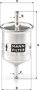 Mann-Filter WK 66 - Polttoainesuodatin inparts.fi