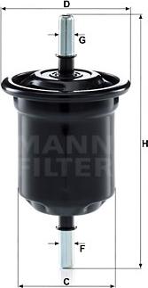 Mann-Filter WK 6013 - Polttoainesuodatin inparts.fi