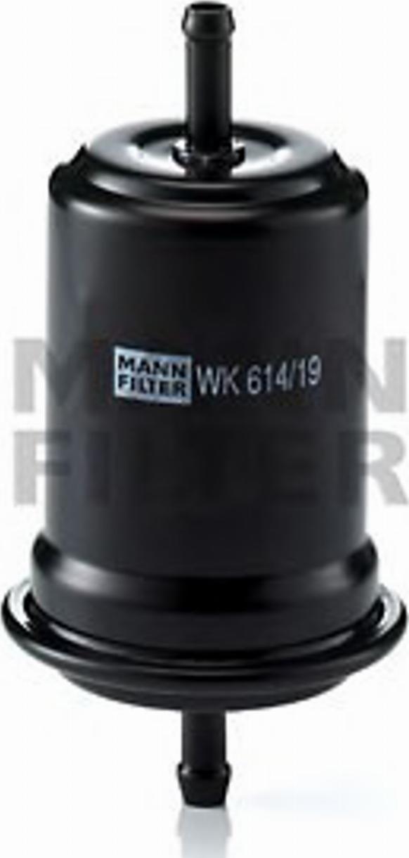 Mann-Filter WK 614/19 - Polttoainesuodatin inparts.fi