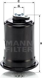 Mann-Filter WK 614/10 - Polttoainesuodatin inparts.fi