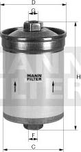 Mann-Filter WK 613/2 - Polttoainesuodatin inparts.fi