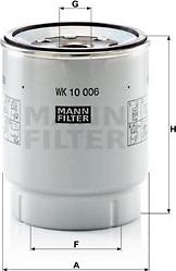 Mann-Filter WK 10 006 z - Polttoainesuodatin inparts.fi