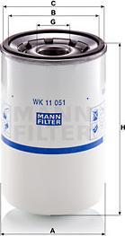 Mann-Filter WK 11 051 - Polttoainesuodatin inparts.fi