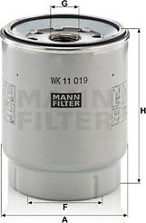 Mann-Filter WK 11 019 z - Polttoainesuodatin inparts.fi