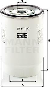 Mann-Filter WK 11 029 z - Polttoainesuodatin inparts.fi